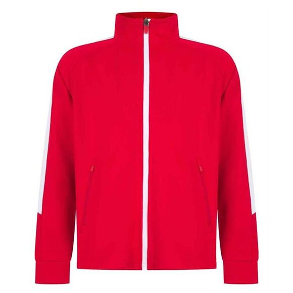 Finden & Hales Childrens/Kids Track Top / Red/White